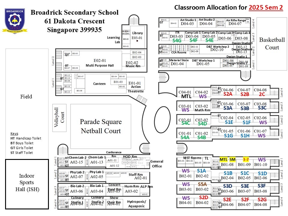 2025 Classroom Allocation - Semester 2